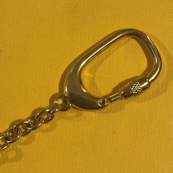 Fendi FF Zucca Gold Keychain with Box Authentic - Picture 4 of 7